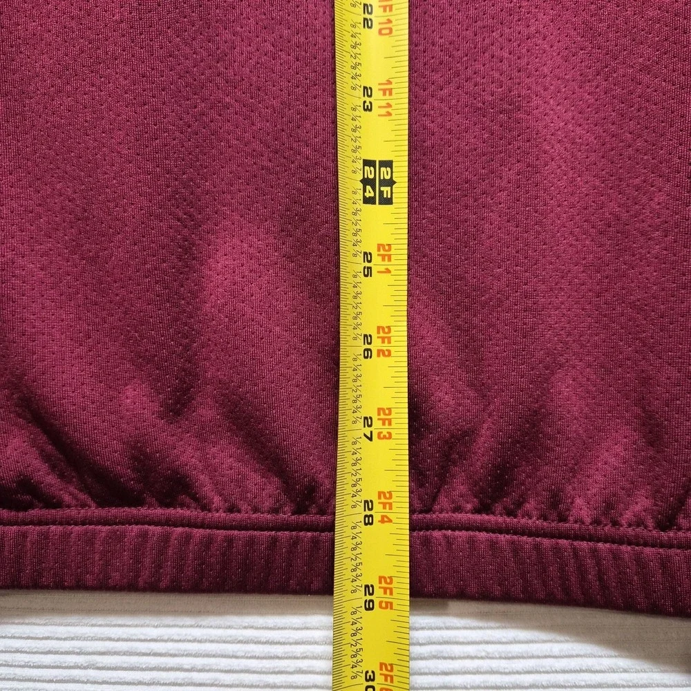 Nike IUPUI Jaguars Full Zip Track Jacket Mens Large‎ Maroon NikeFIT Dry